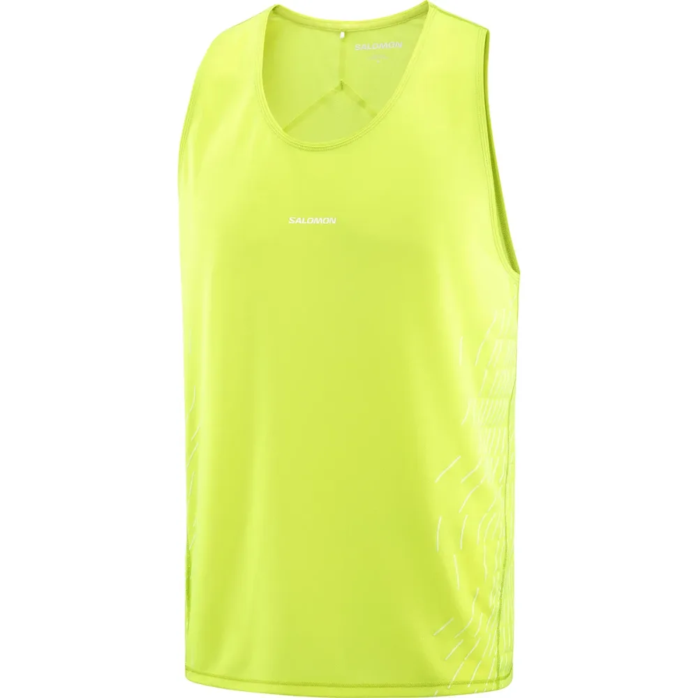 Salomon Herren Sense Aero Singlet GFX Tanktop