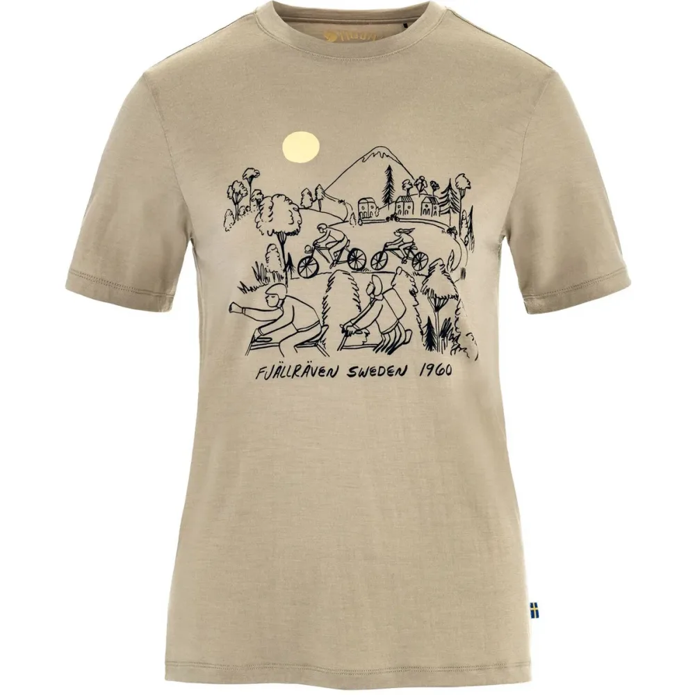 Fjällräven Damen Hoja Lugnt Wool T-Shirt
