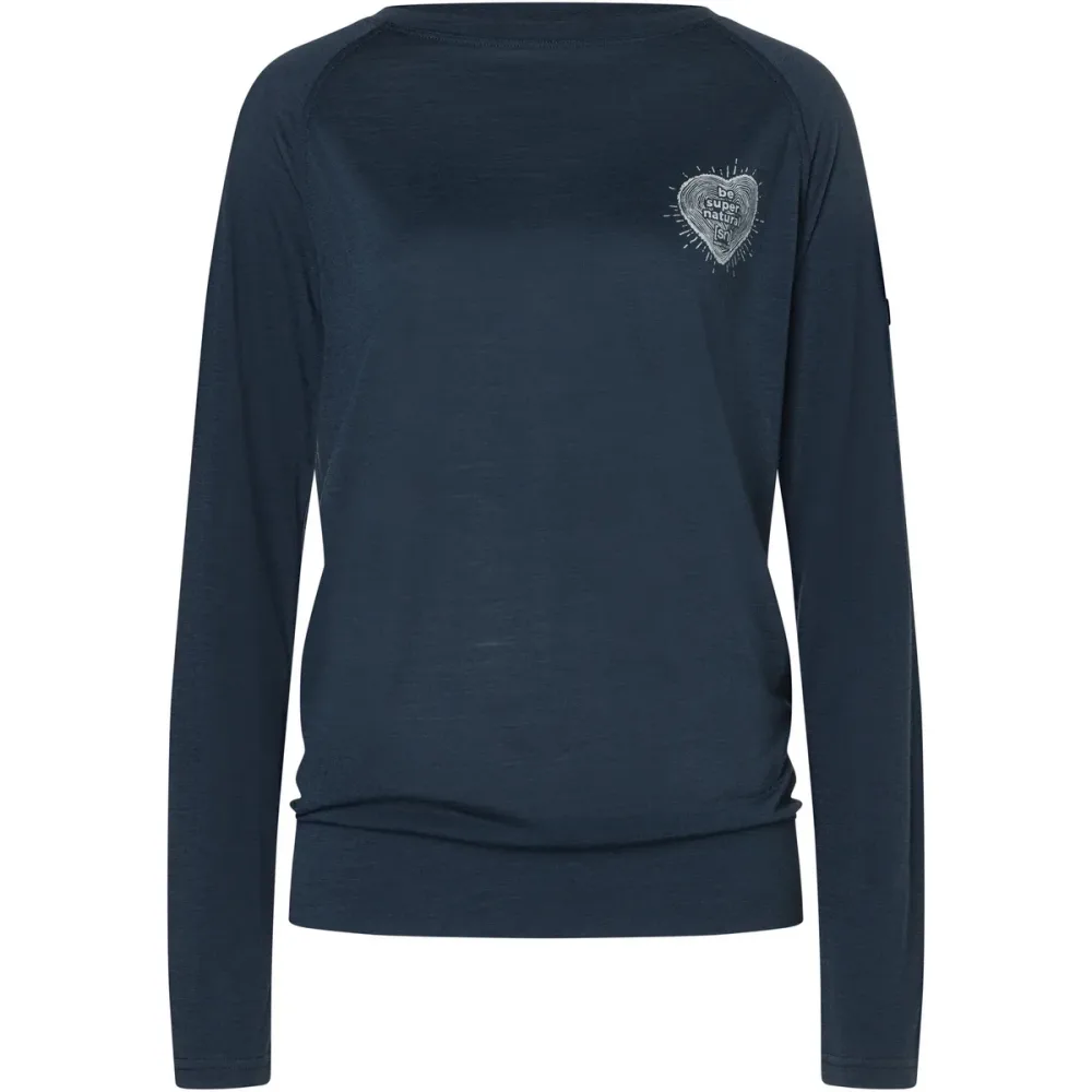 Super.Natural Damen Lil Heartwood Leisure Longsleeve