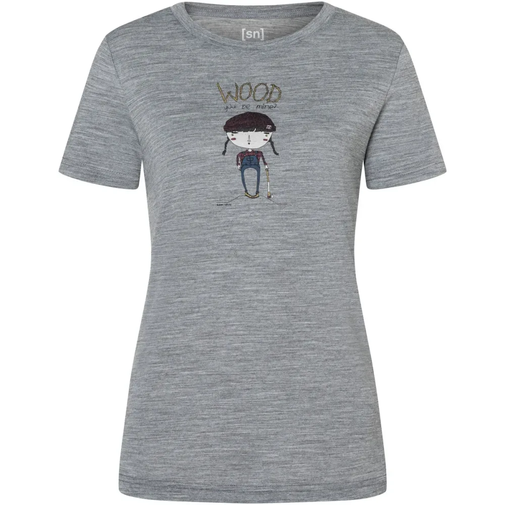 Super.Natural Damen Wood Craftine T-Shirt