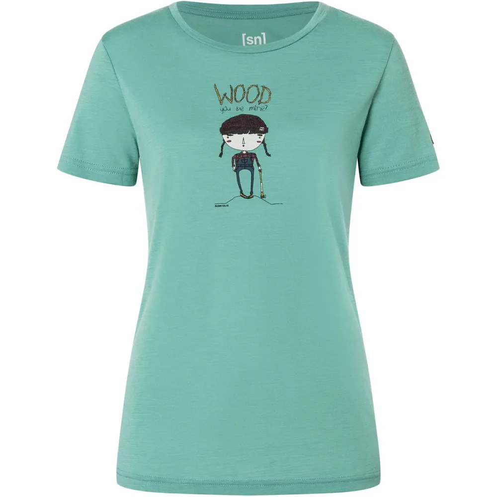Super.Natural Damen Wood Craftine T-Shirt