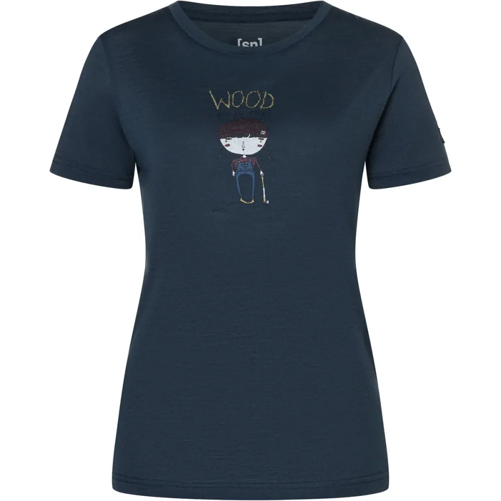 Super.Natural Damen Wood Craftine T-Shirt