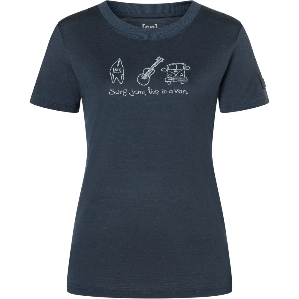 Super.Natural Damen Van Life Bio J T-Shirt