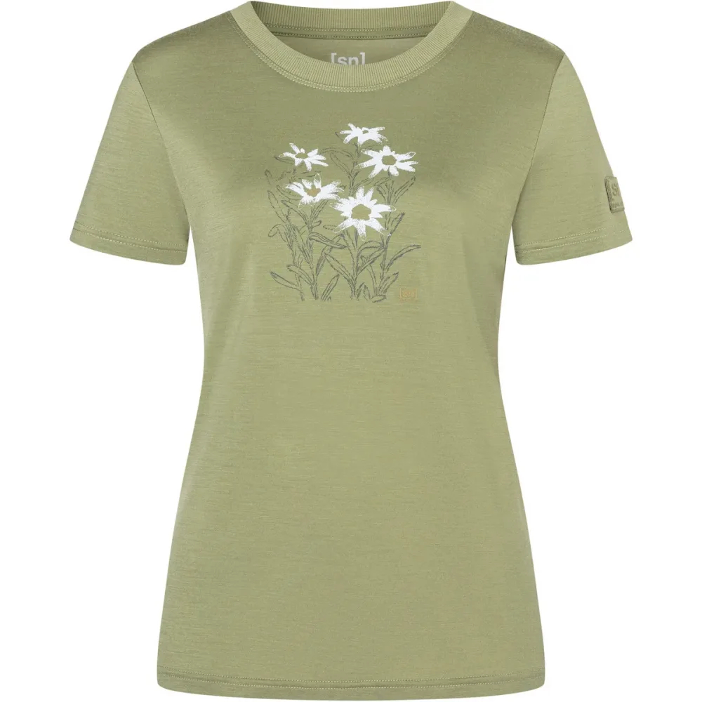 Super.Natural Damen Edelweiss Bio J T-Shirt