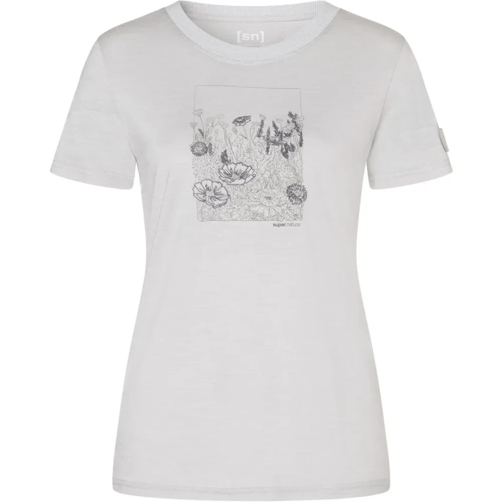 Super.Natural Damen Flower Field Bio J T-Shirt