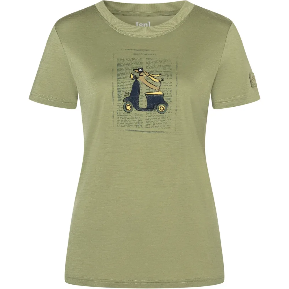 Super.Natural Damen Racing Dachshund Bio J T-Shirt