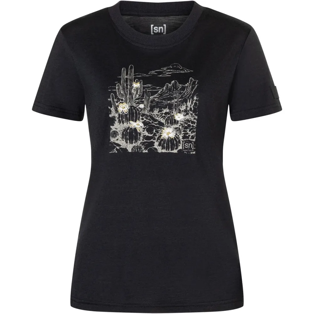 Super.Natural Damen Cactus World Bio J T-Shirt