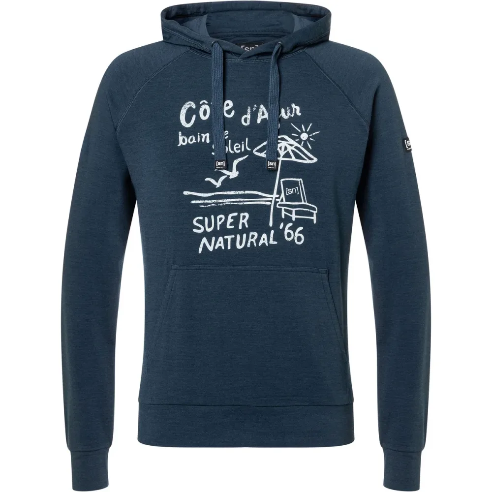 Super.Natural Herren Cote D'azur Hoodie