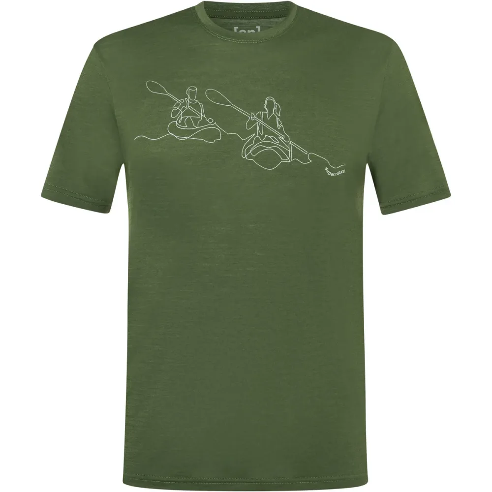 Super.Natural Herren Kanulines T-Shirt