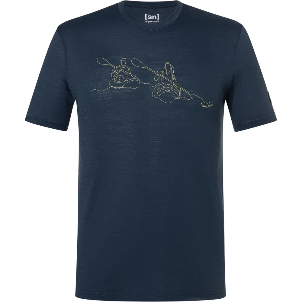 Super.Natural Herren Kanulines T-Shirt
