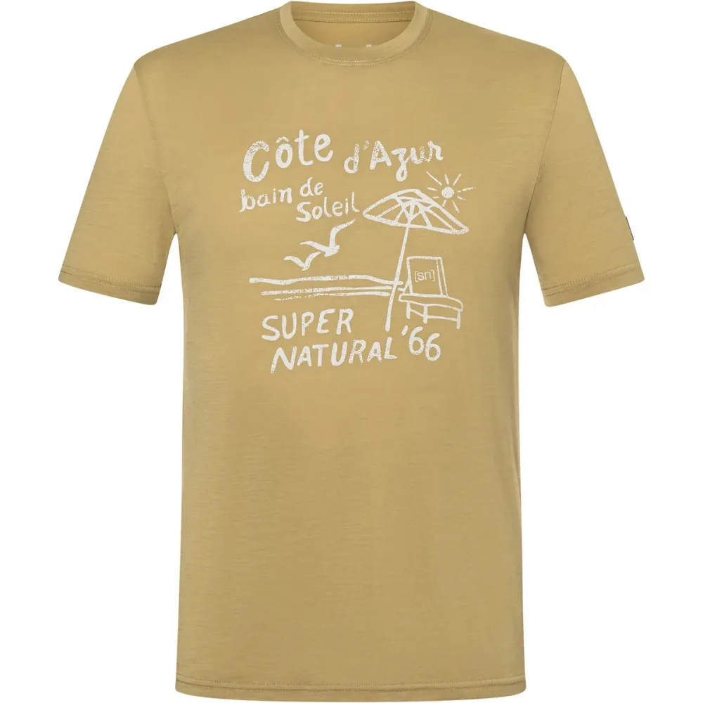 Super.Natural Herren Cote D'azur T-Shirt