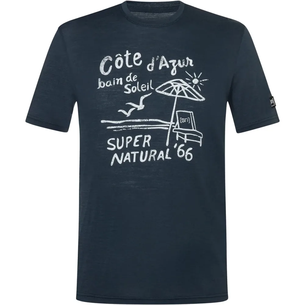 Super.Natural Herren Cote D'azur T-Shirt
