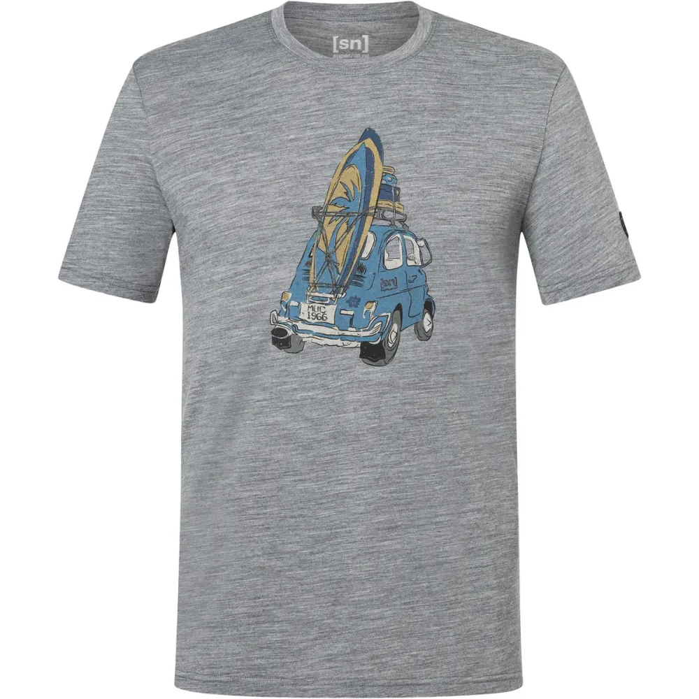 Super.Natural Herren Carsurf T-Shirt