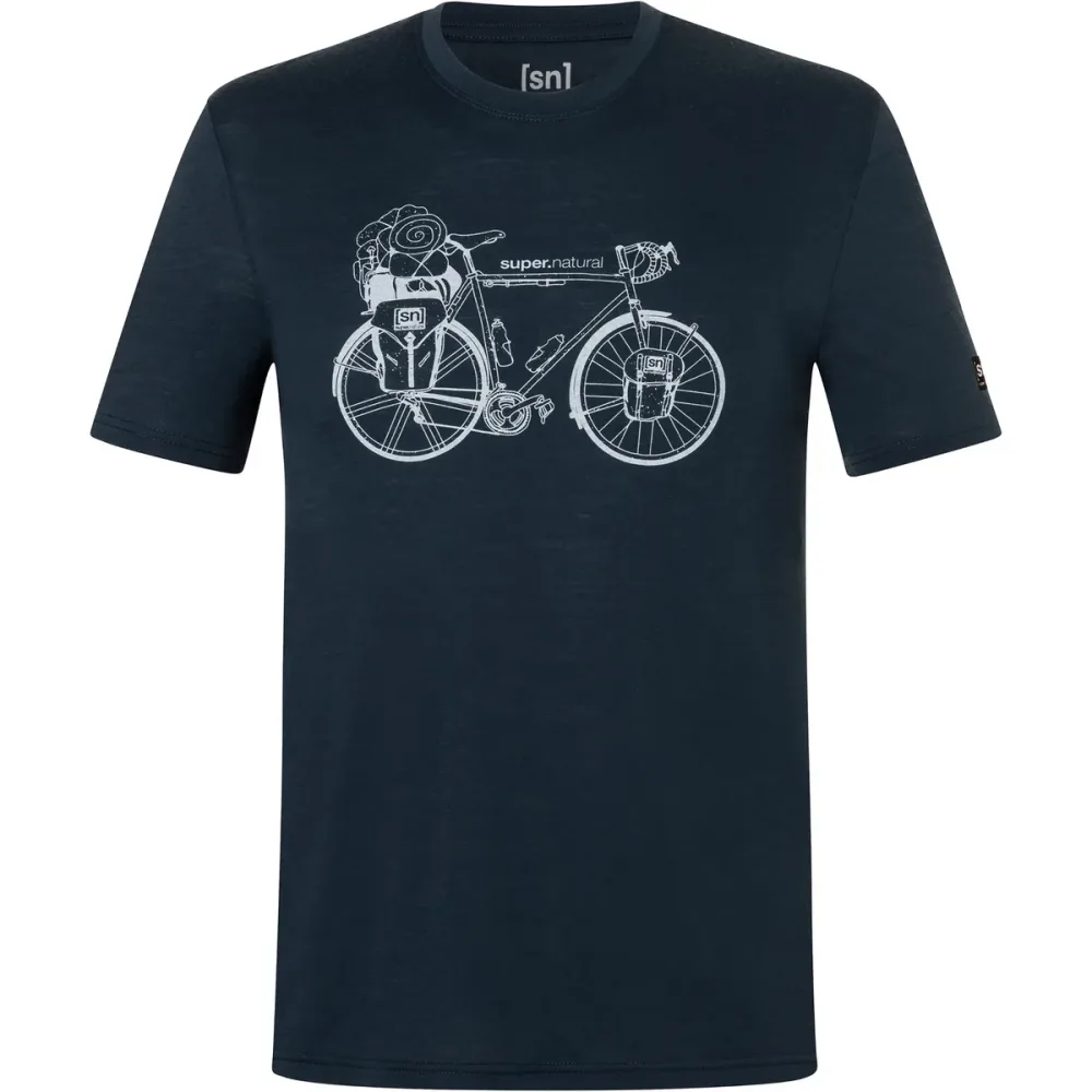 Super.Natural Herren Wander Wheel T-Shirt