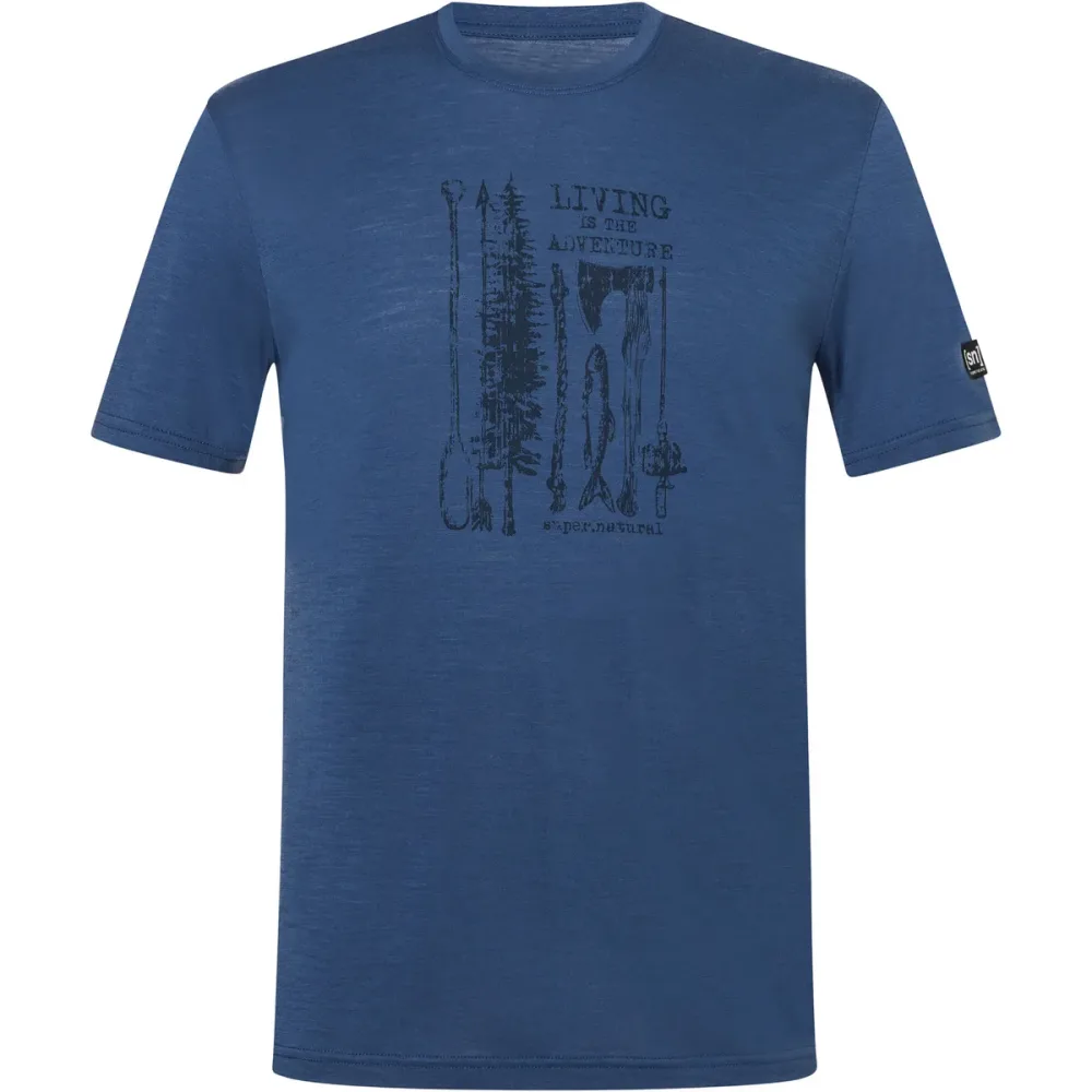 Super.Natural Herren Fishing Adventure T-Shirt