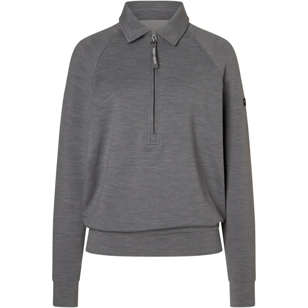 Super.Natural Damen 1/4 Zip Sweater Pullover