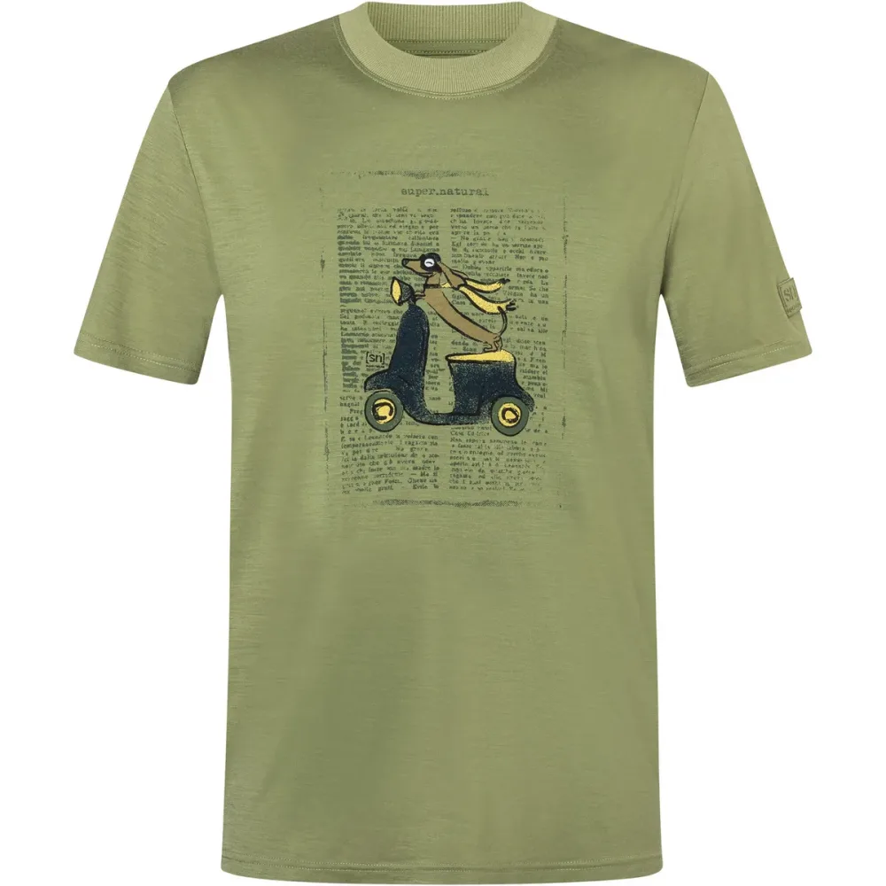 Super.Natural Herren Racing Dachshund Bio J T-Shirt