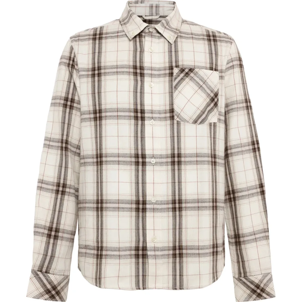 KnowledgeCotton Apparel Herren Regular Fit Checkered Hemd