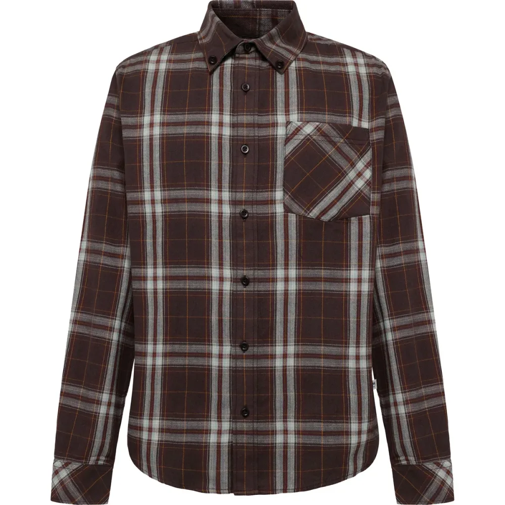 KnowledgeCotton Apparel Herren Regular Fit Checkered Hemd