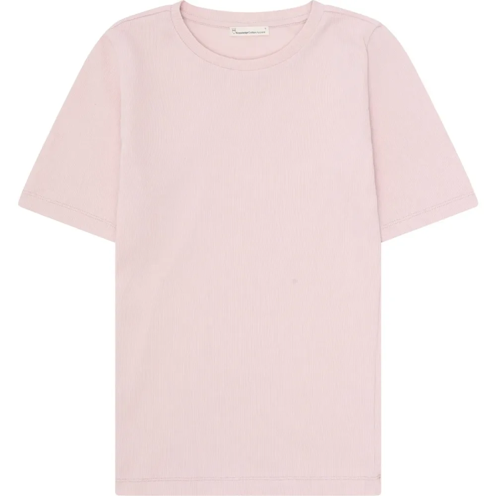 KnowledgeCotton Apparel Damen Rib T-Shirt