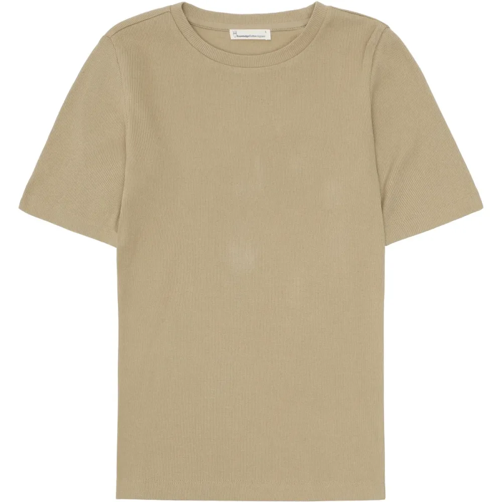 KnowledgeCotton Apparel Damen Rib T-Shirt