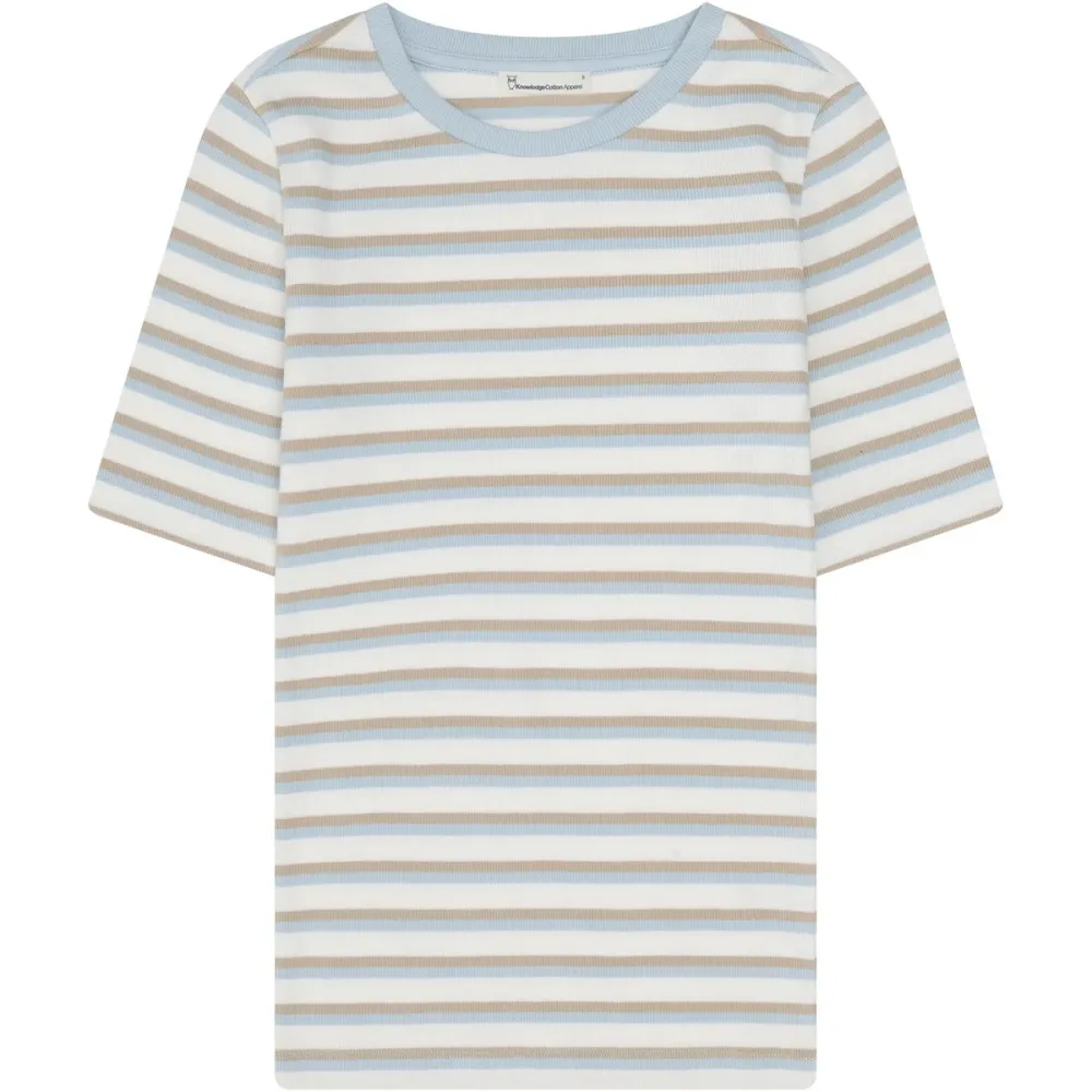 KnowledgeCotton Apparel Damen Rib T-Shirt