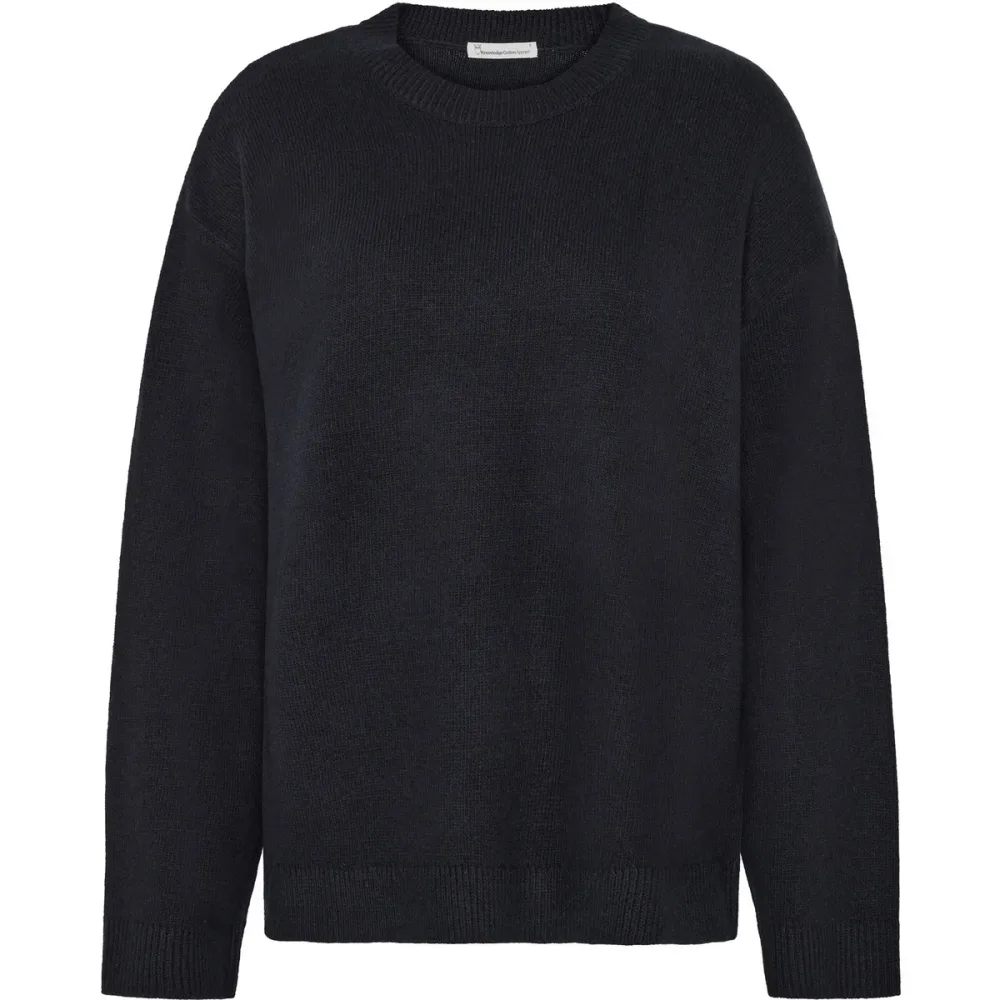 KnowledgeCotton Apparel Damen Single Knit Crew Neck Pullover