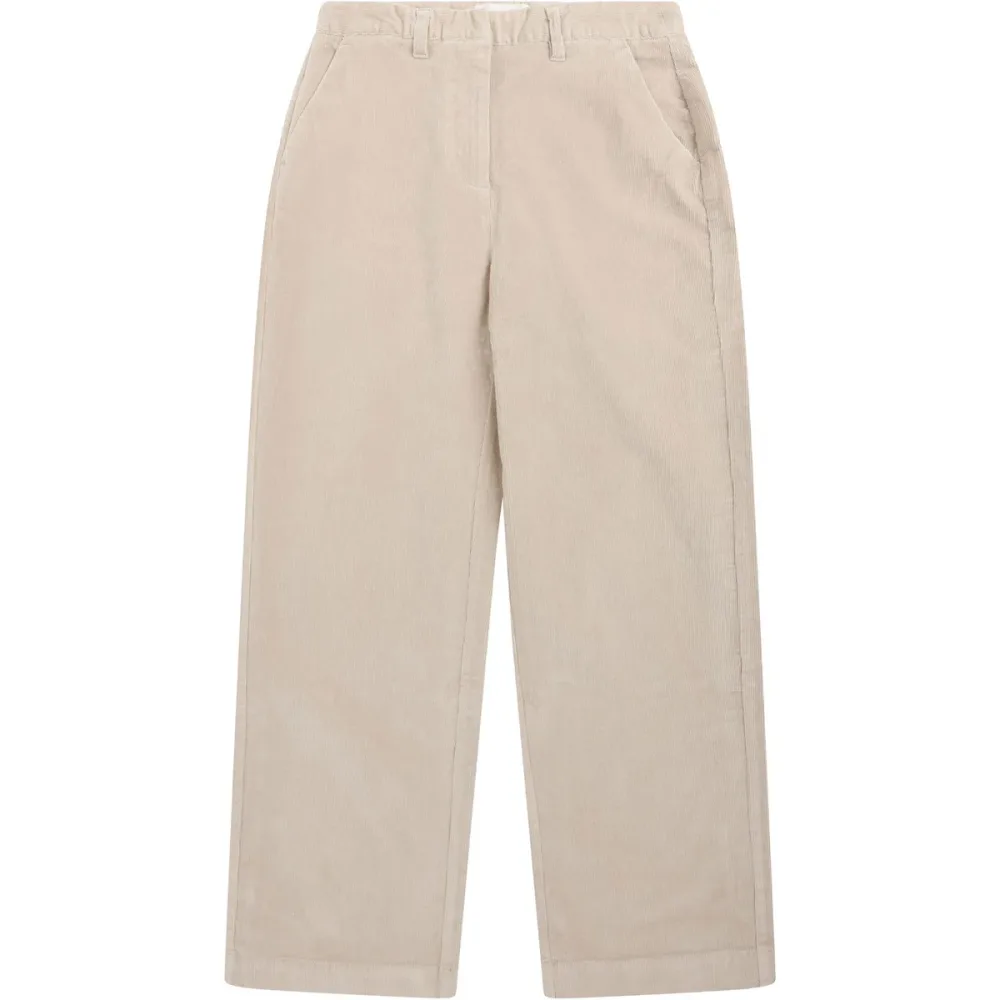 KnowledgeCotton Apparel Damen Posey Wide High-Rise Corduroy Hose