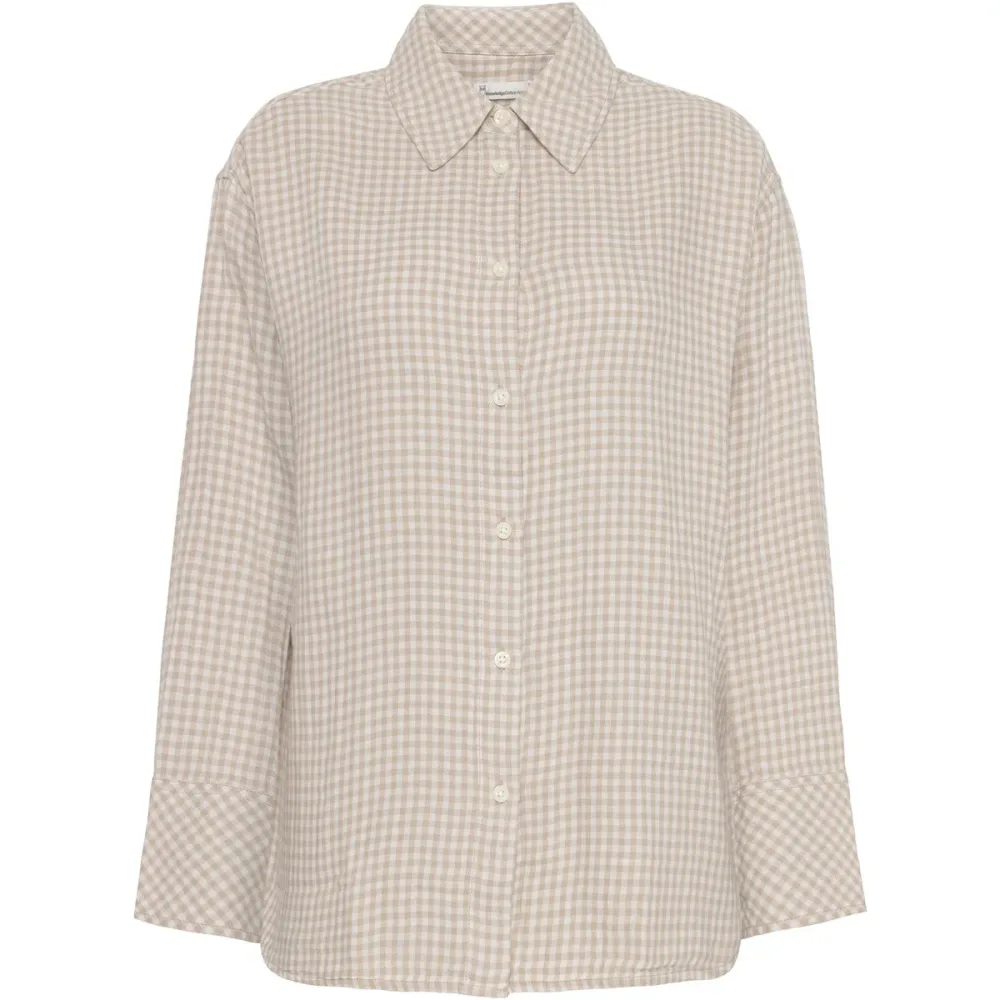 KnowledgeCotton Apparel Damen Double Layer Cuffed Bluse