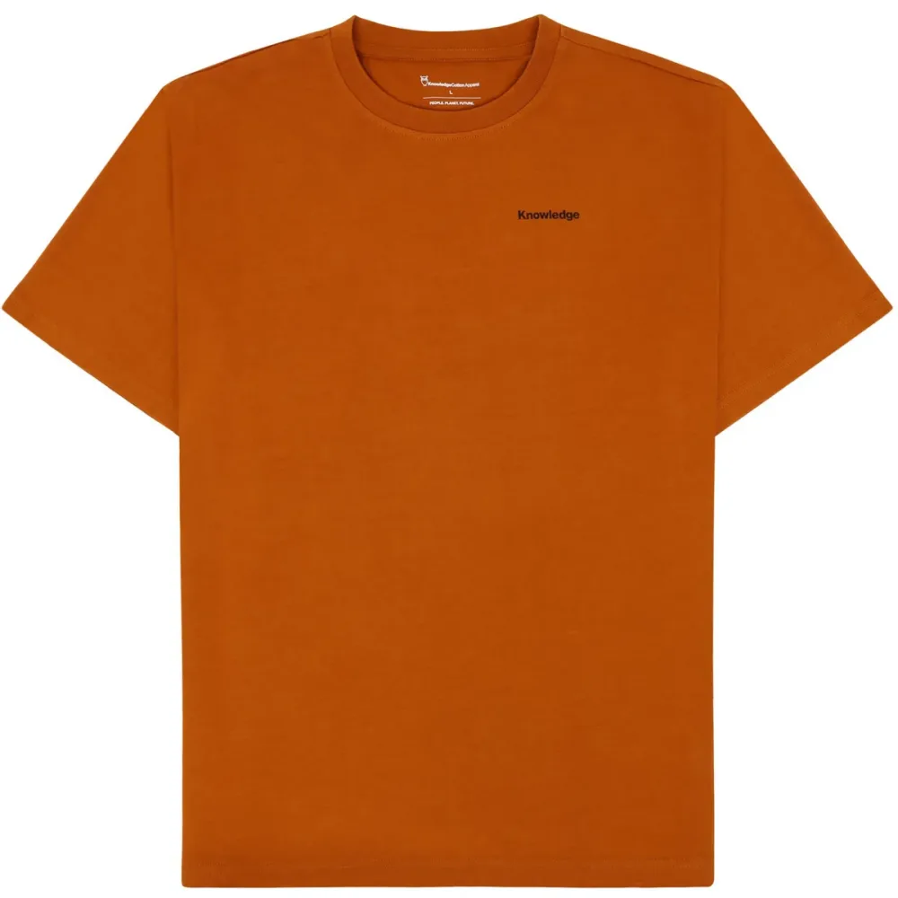 KnowledgeCotton Apparel Herren Back Print T-Shirt