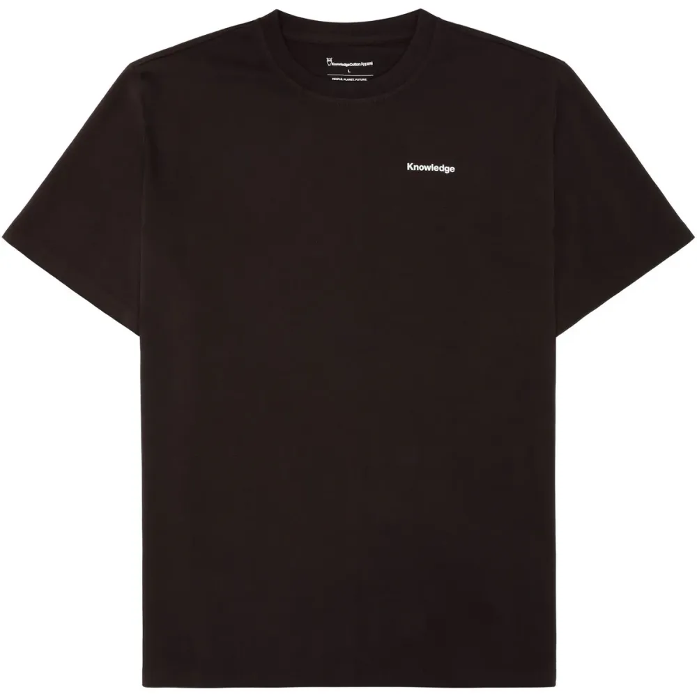KnowledgeCotton Apparel Herren Back Print T-Shirt