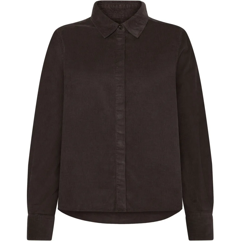 KnowledgeCotton Apparel Damen A-Shape Corduroy Bluse