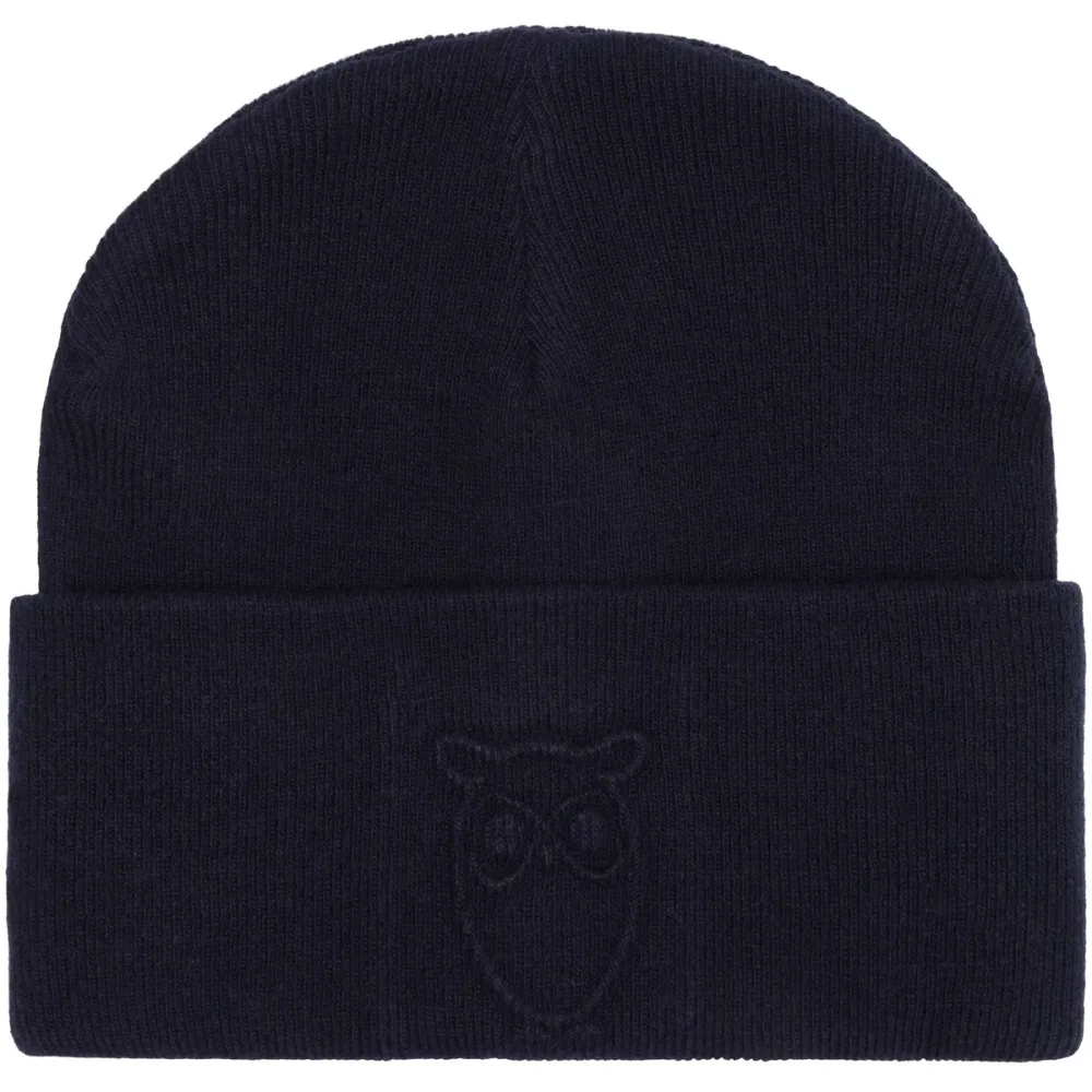 KnowledgeCotton Apparel Embossed Owl Mütze