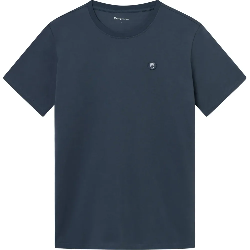 KnowledgeCotton Apparel Herren Loke Badge T-Shirt