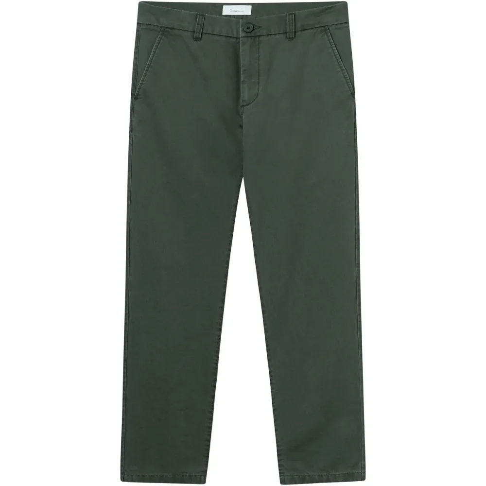 KnowledgeCotton Apparel Herren Chuck Regular Chino Twill Hose