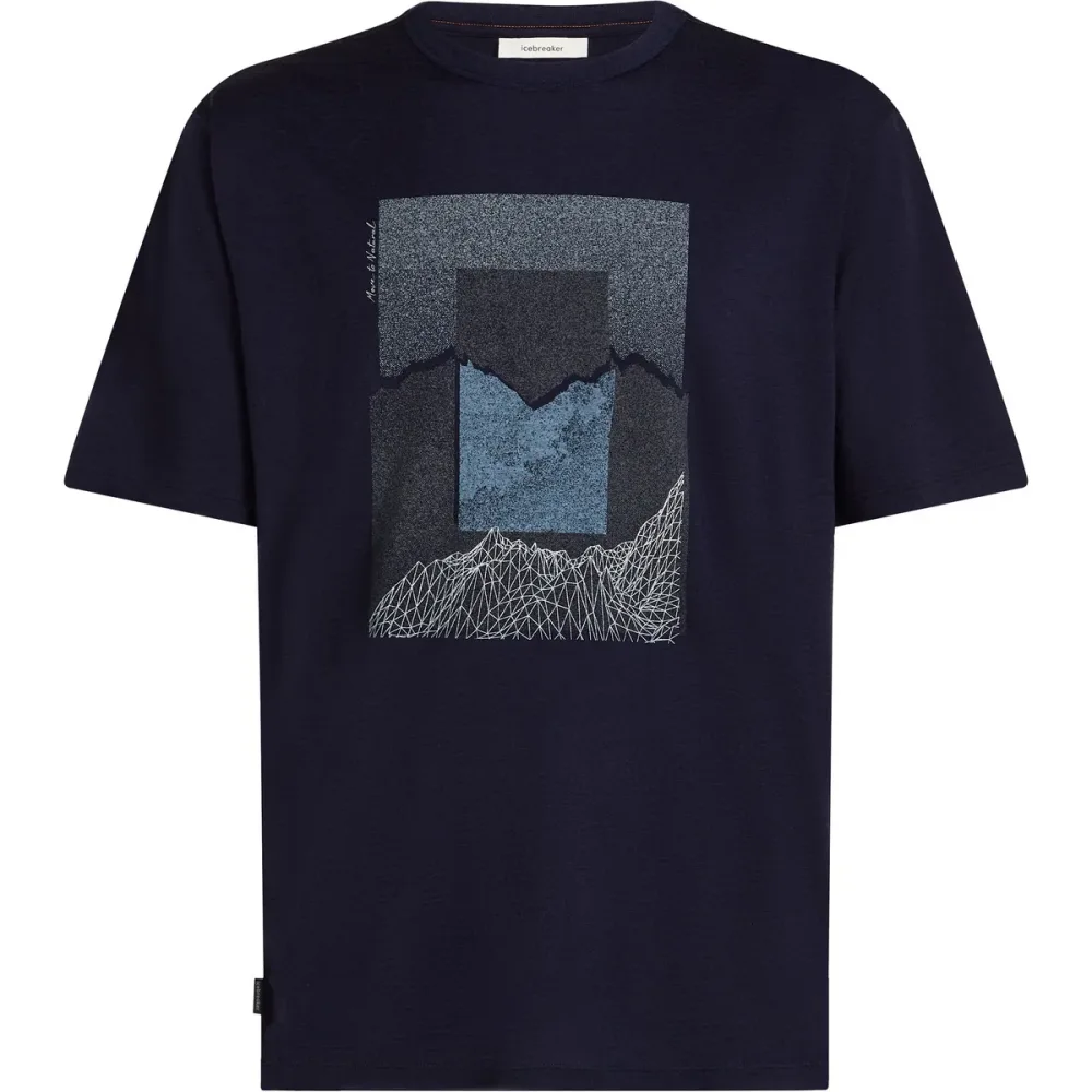 Icebreaker Herren 150 Tech Lite Mountain Shift T-Shirt
