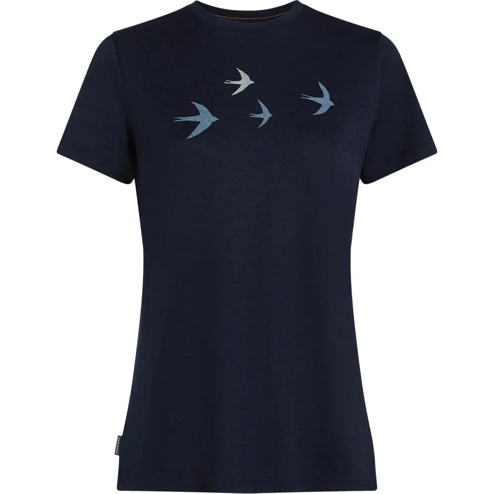 Icebreaker Damen 150 Tech Lite Bird Transit T-Shirt
