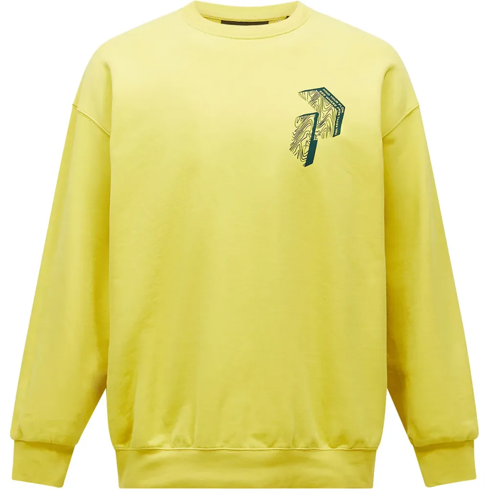 Peak Performance Herren Terry Graphic Crew Pullover
