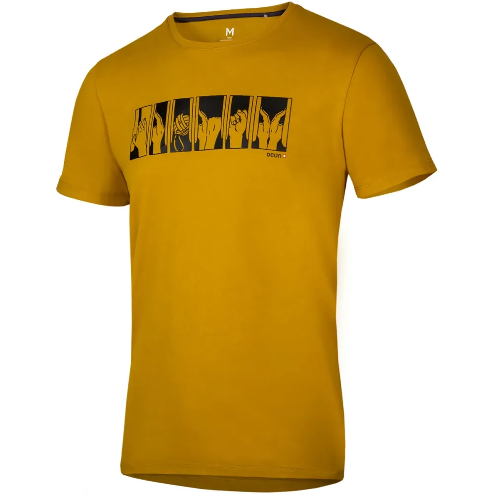 Ocun Herren Classic T Hands In Crack T-Shirt