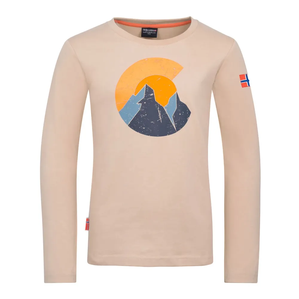 Trollkids Kinder Halsafjord Longsleeve