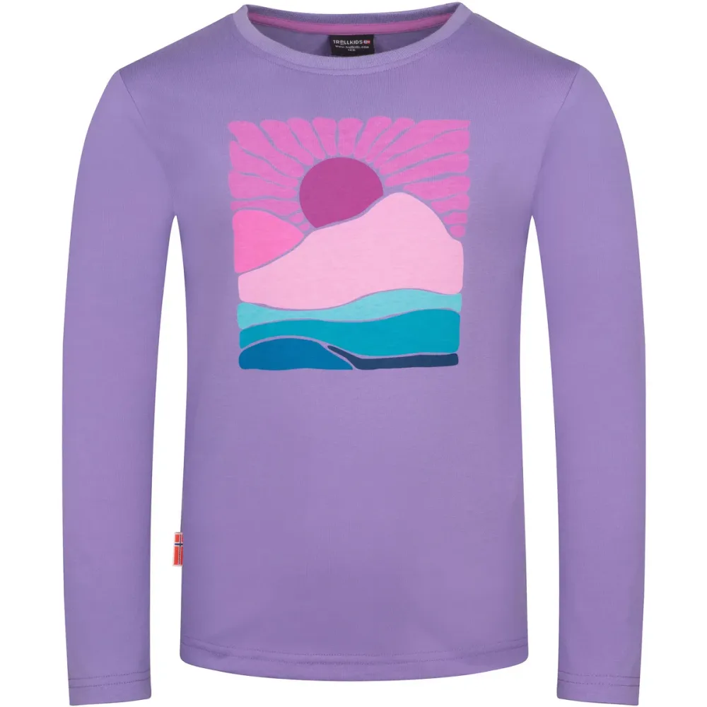 Trollkids Kinder Falketind Longsleeve