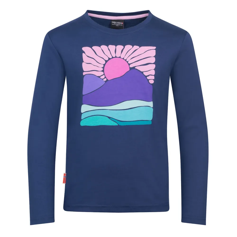 Trollkids Kinder Falketind Longsleeve