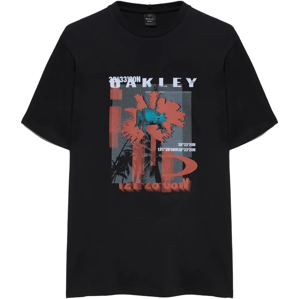 Oakley Herren Futurescape Logo Frog T-Shirt
