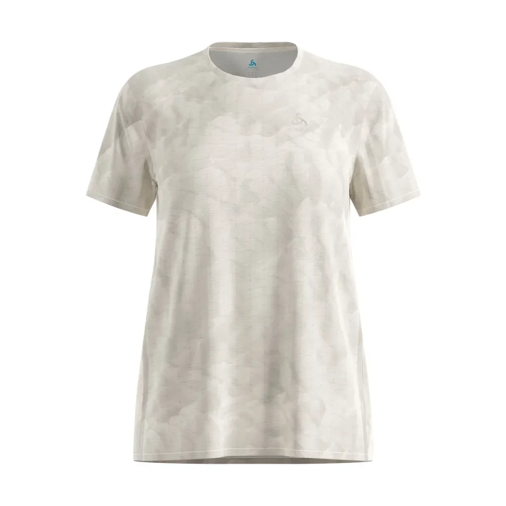Odlo Damen Zeroweight Chill-Tec Print T-Shirt