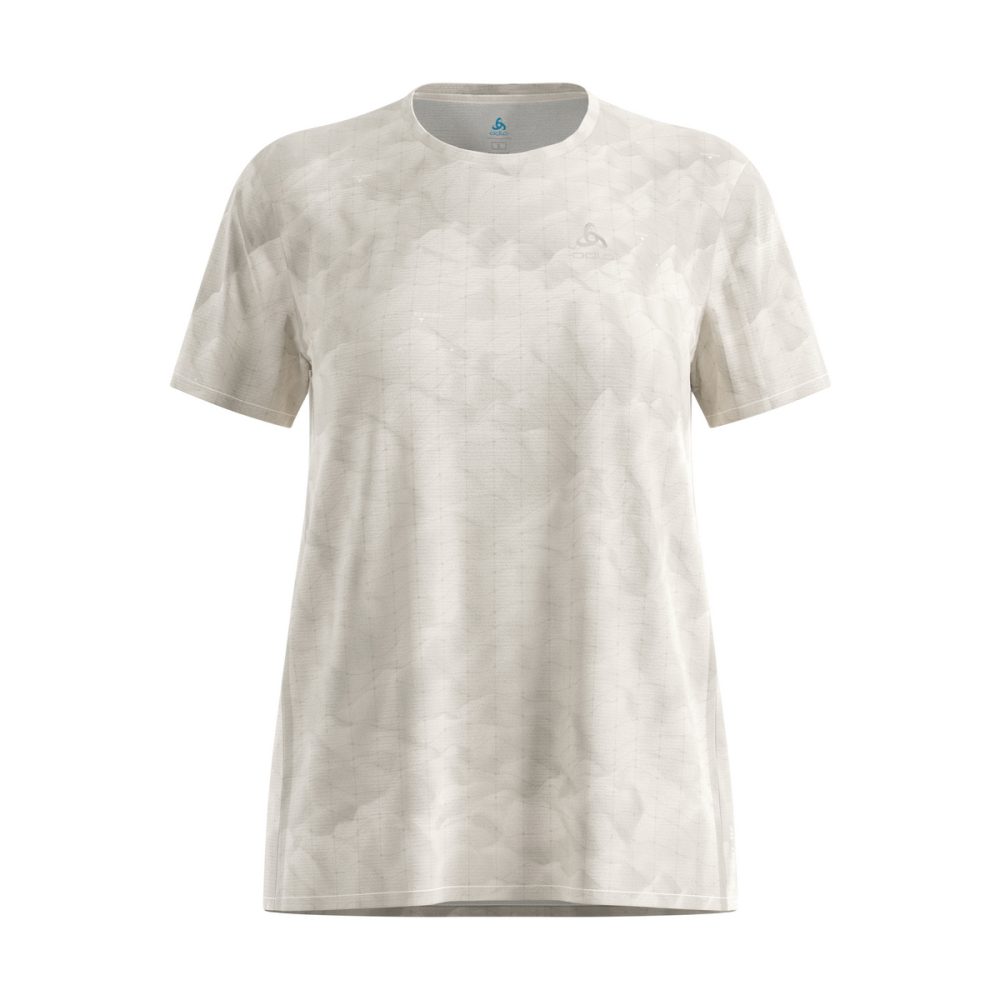 Odlo Damen Zeroweight Chill-Tec Print T-Shirt