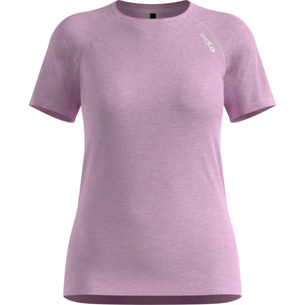Odlo Essential Seamless Lauf-T-Shirt für Damen - Training, Running - lila, XL