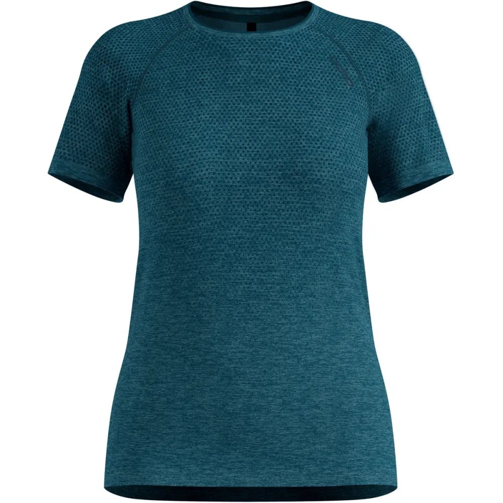 Odlo Essential Seamless Lauf-T-Shirt für Damen - Training, Running - marineblau, XL
