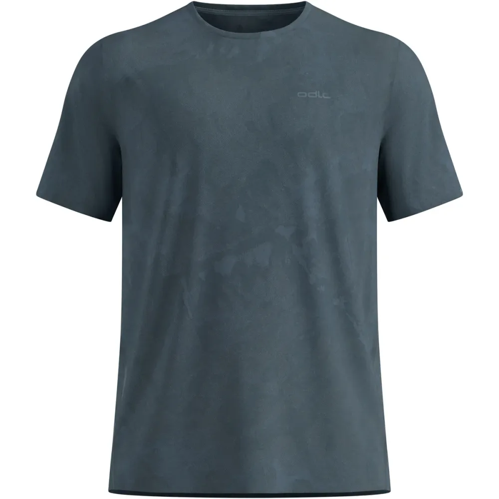 Odlo Zeroweight Engineered Chill-Tec Lauf-T-Shirt für Herren - Training, Running - grau, L
