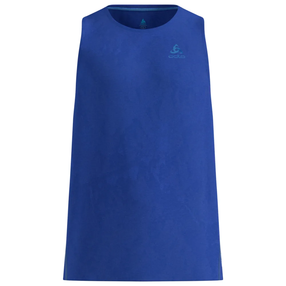 Odlo Zeroweight Engineered Chill-Tec Lauf-Tank für Herren - Training, Running - blau, L
