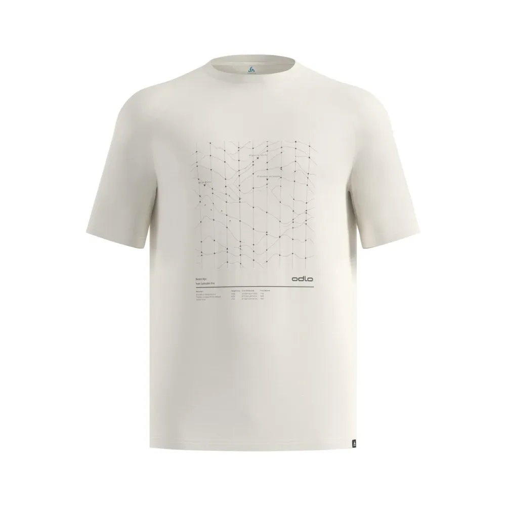 Odlo Herren Merino Tencel Hyper Map T-Shirt